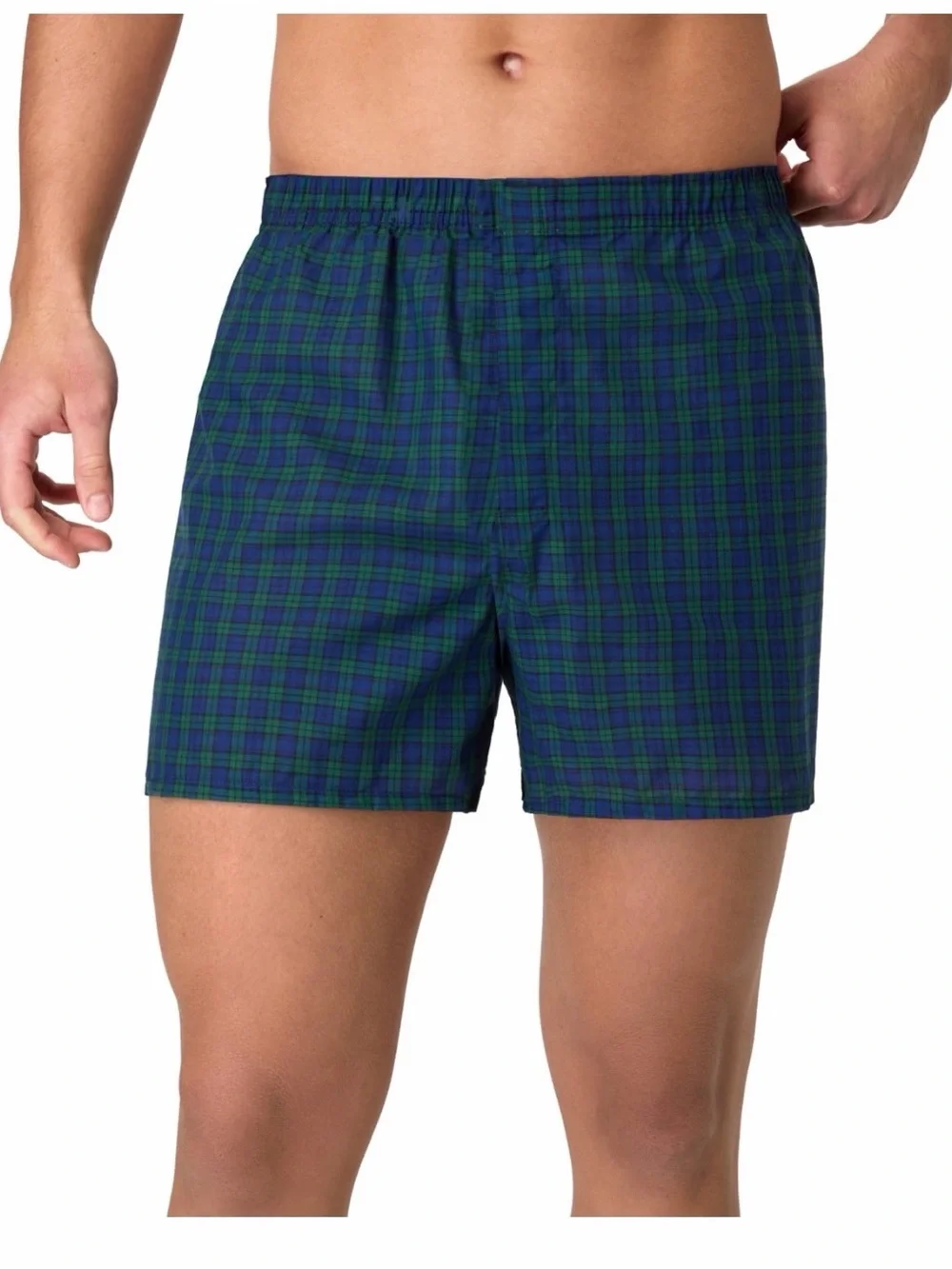 💜 Hanes Men's Woven Boxers, 3 Pack Size:2X(44-46)